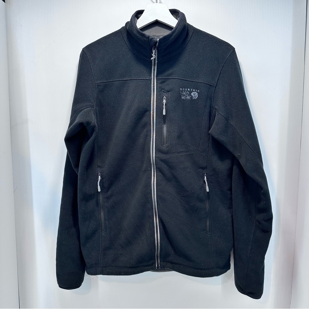 Mountain Hardwear Fleece‎ Jacket Mens Sm Full Zip Embroidered Hiking Outdoors